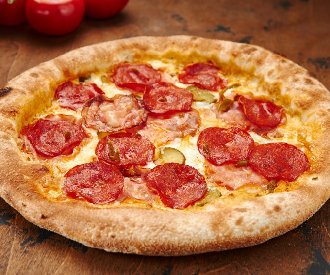 Пицца Ранч с ветчиной и пеперони (30 см)