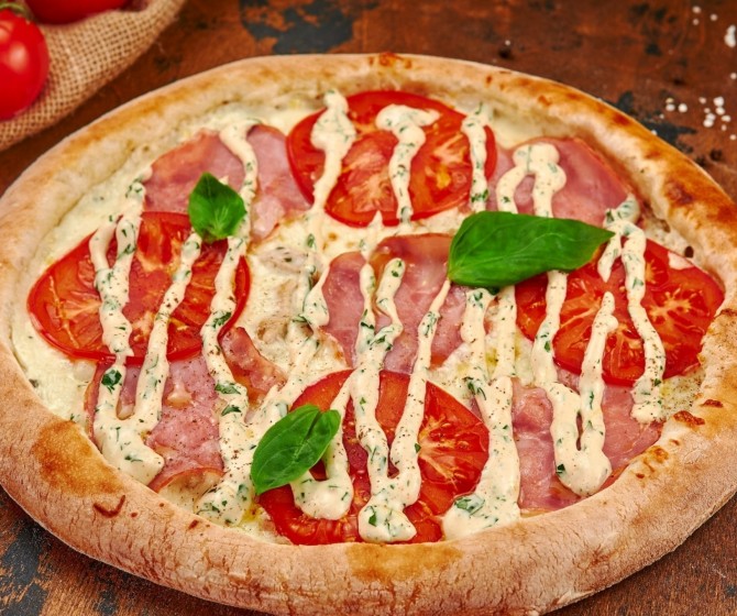 Пицца Ранч с курицей и ветчиной (30 см)