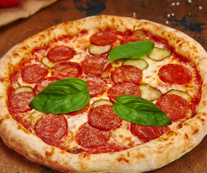 Пицца Пеперони по-деревенски 23 см