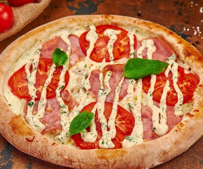 Пицца Ранч с курицей и ветчиной (30 см)