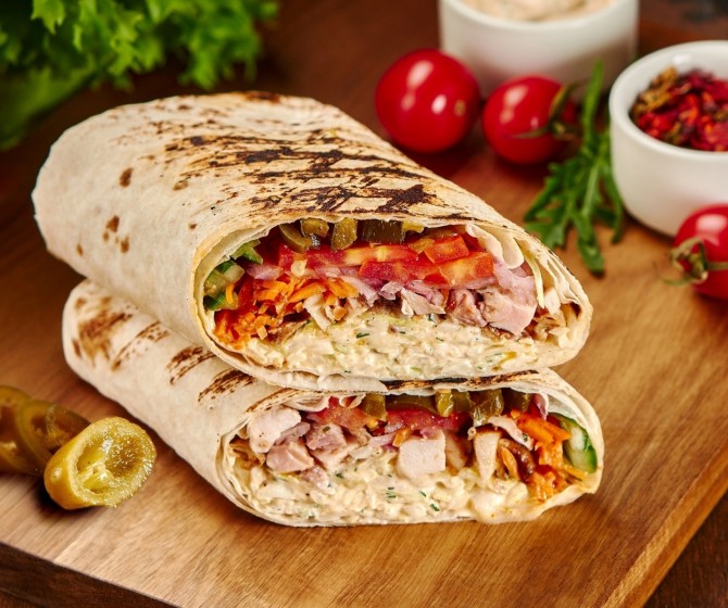 Донер острый с халапеньо 