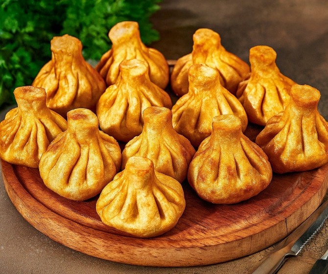 СЕТ Хинкали жареные с говядиной и свининой 15 шт.