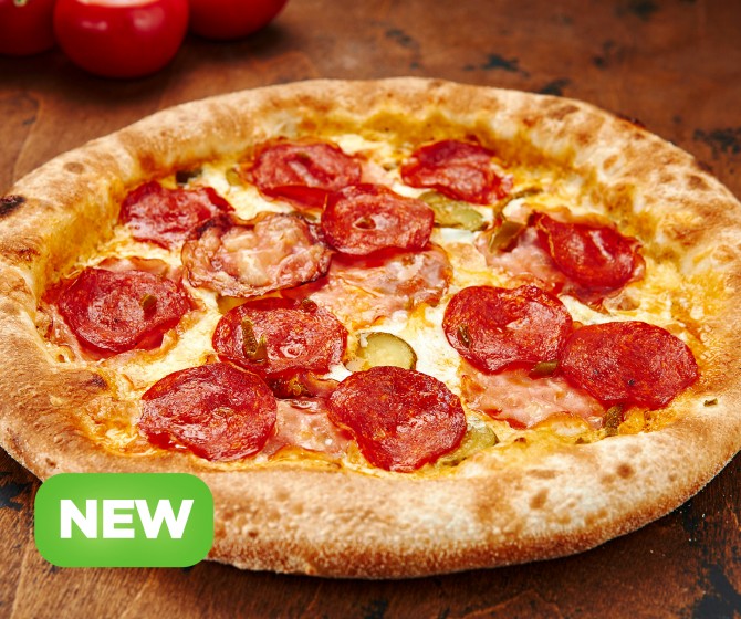 Пицца Ранч с ветчиной и пеперони (30 см)