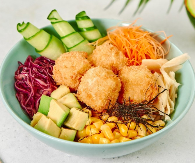 Поке с жареным тофу STANDARD