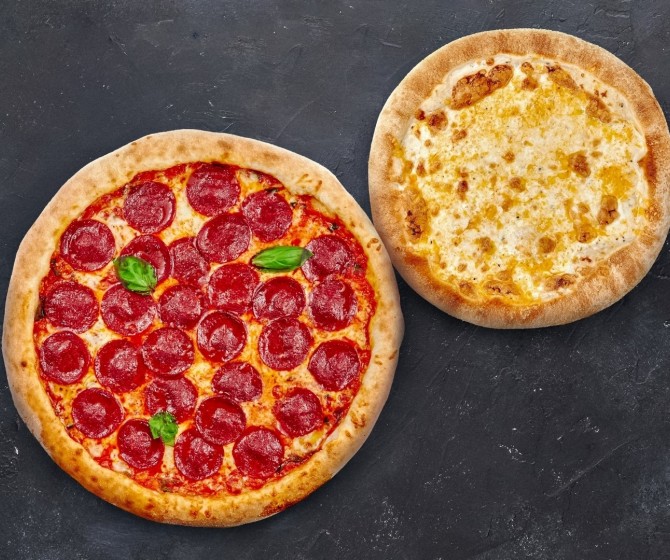 КОМБО Семейный Пеперони 30 см + Сырная 23 см