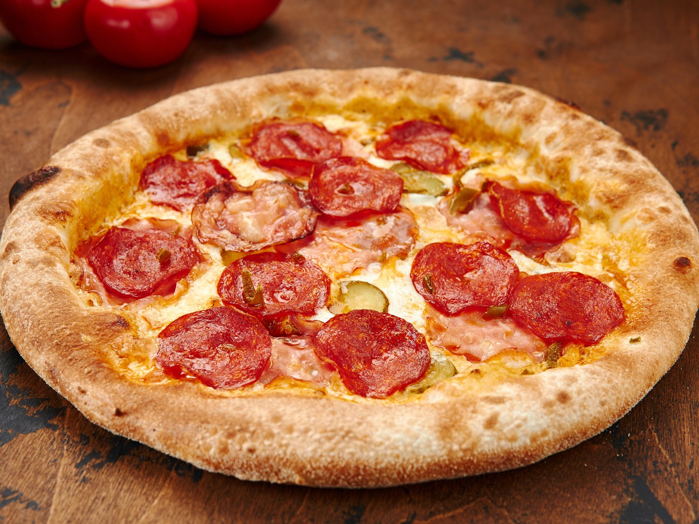 Пицца Ранч с ветчиной и пепперони (23 см)