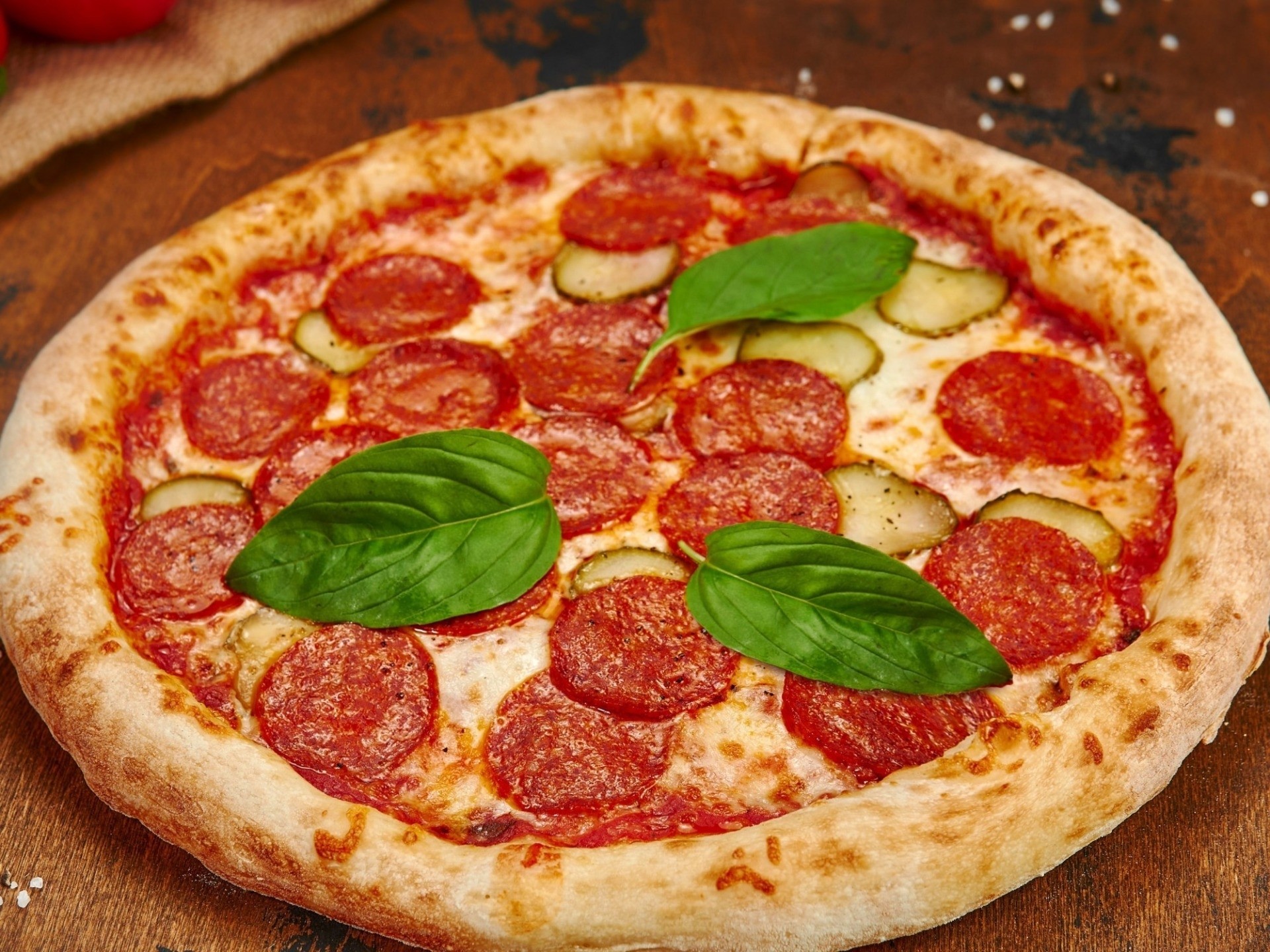 Пицца Пеперони по-деревенски (23 см)