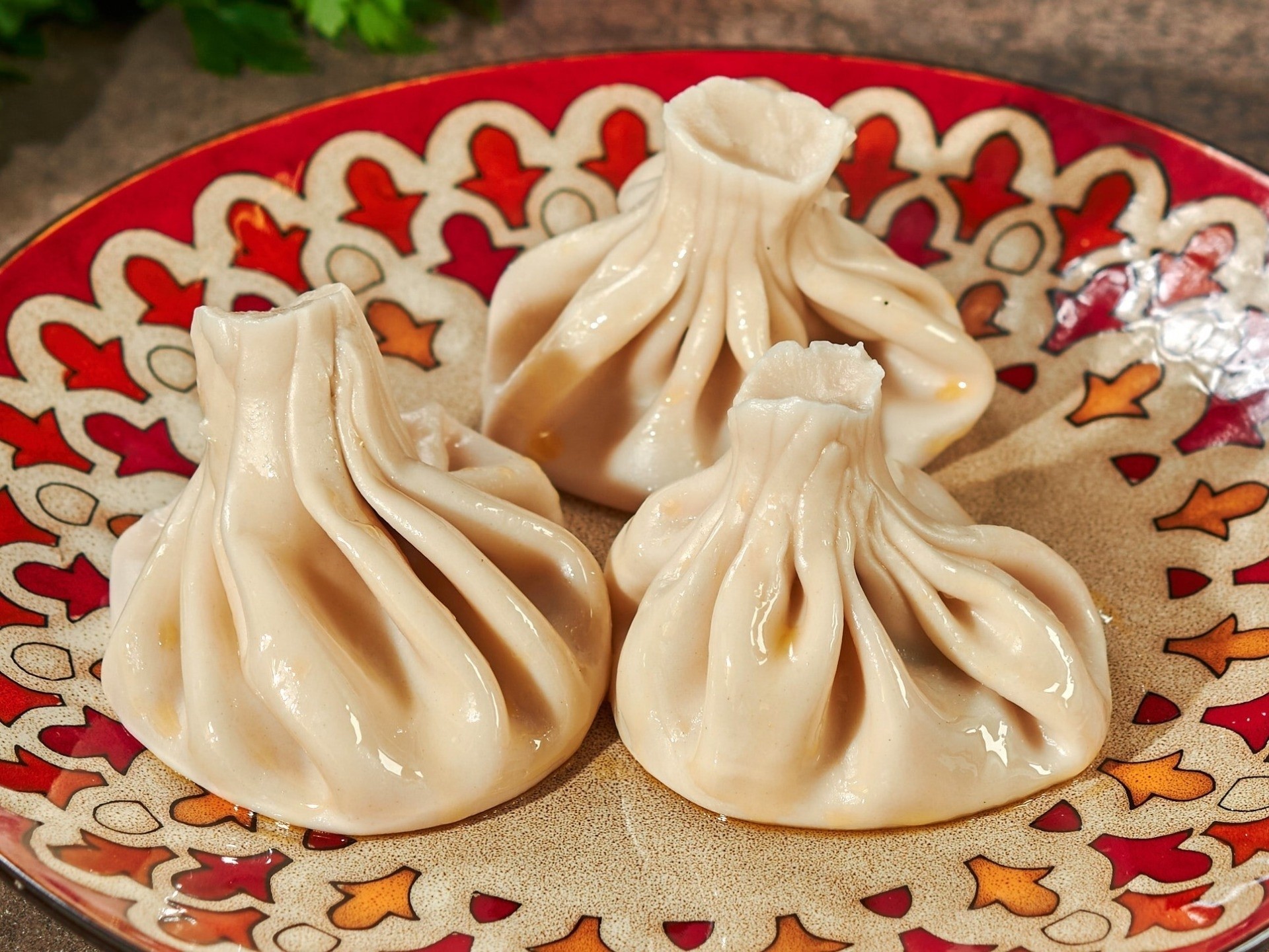 Хинкали отварные с телятиной 3 шт.