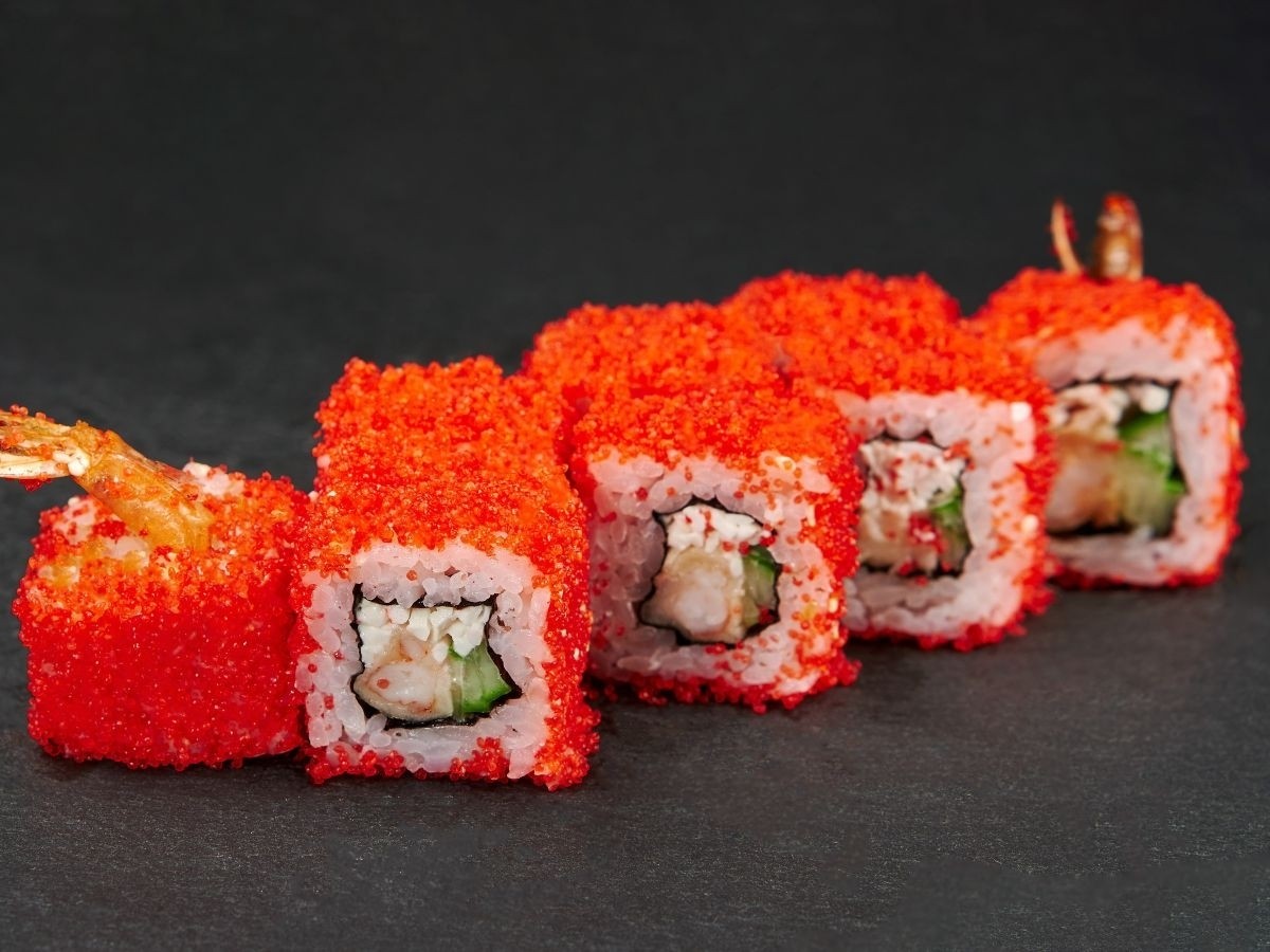 Калифорния с креветкой темпура